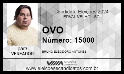 Candidato OVO 2024 - ERVAL VELHO - Eleições