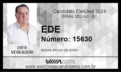 Candidato EDE 2024 - ERVAL VELHO - Eleições