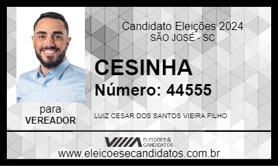 Candidato CESINHA 2024 - SÃO JOSÉ - Eleições