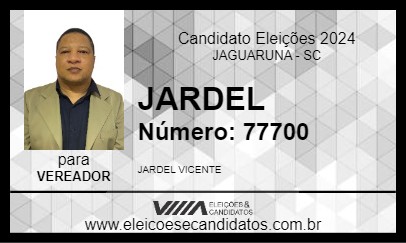 Candidato JARDEL 2024 - JAGUARUNA - Eleições