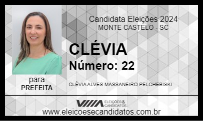 Candidato CLÉVIA 2024 - MONTE CASTELO - Eleições