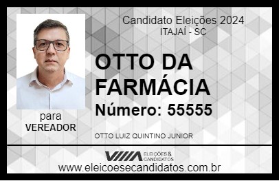 Candidato OTTO DA FARMÁCIA 2024 - ITAJAÍ - Eleições