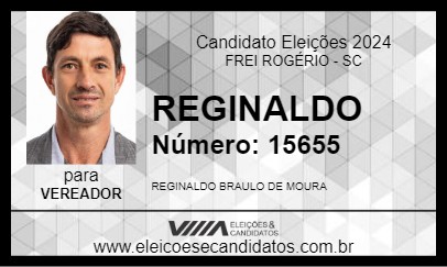 Candidato REGINALDO 2024 - FREI ROGÉRIO - Eleições