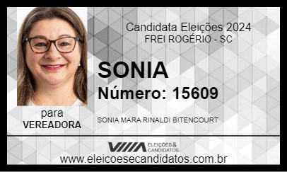 Candidato SONIA 2024 - FREI ROGÉRIO - Eleições