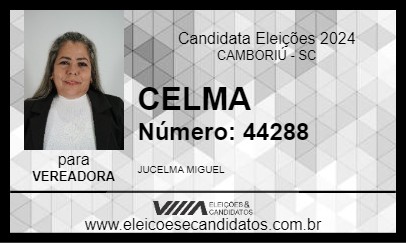 Candidato CELMA 2024 - CAMBORIÚ - Eleições