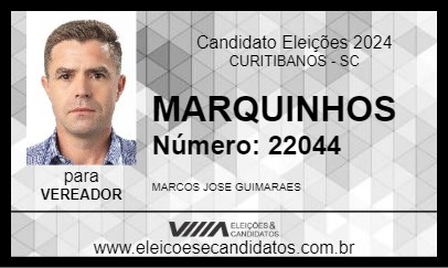 Candidato MARQUINHOS 2024 - CURITIBANOS - Eleições