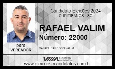 Candidato RAFAEL VALIM 2024 - CURITIBANOS - Eleições