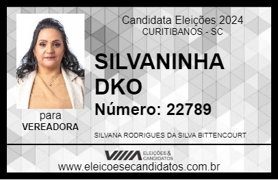 Candidato SILVANINHA DKO 2024 - CURITIBANOS - Eleições