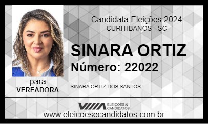 Candidato SINARA ORTIZ 2024 - CURITIBANOS - Eleições