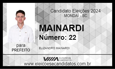 Candidato MAINARDI 2024 - MONDAÍ - Eleições