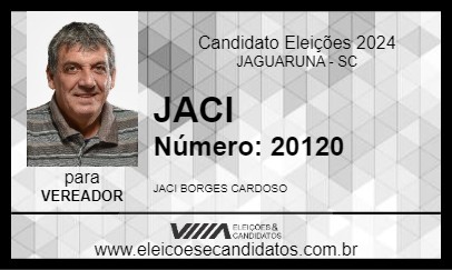 Candidato JACI 2024 - JAGUARUNA - Eleições