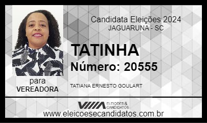 Candidato TATIANA 2024 - JAGUARUNA - Eleições