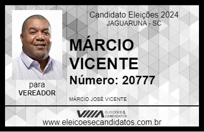 Candidato MÁRCIO VICENTE 2024 - JAGUARUNA - Eleições