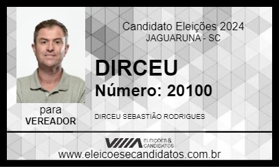 Candidato DIRCEU 2024 - JAGUARUNA - Eleições