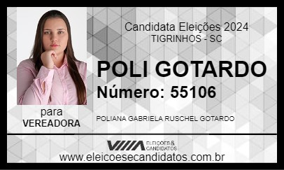 Candidato POLI GOTARDO 2024 - TIGRINHOS - Eleições