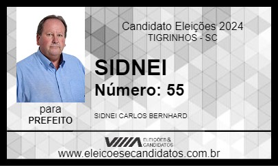 Candidato SIDNEI 2024 - TIGRINHOS - Eleições