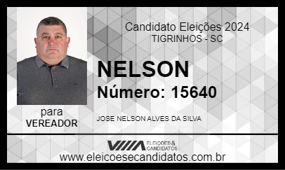 Candidato NELSON 2024 - TIGRINHOS - Eleições