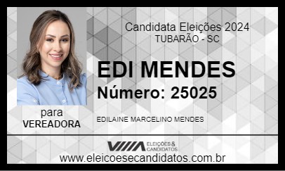 Candidato EDI MENDES 2024 - TUBARÃO - Eleições