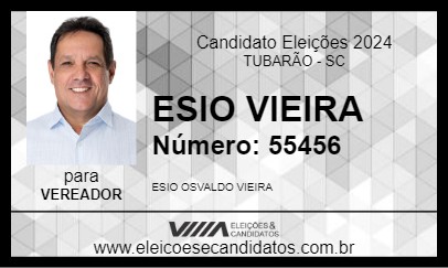 Candidato ESIO VIEIRA 2024 - TUBARÃO - Eleições