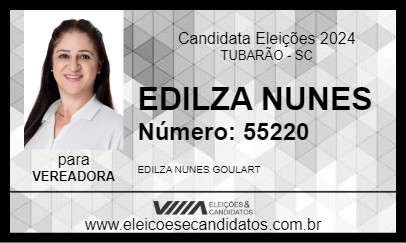 Candidato EDILZA NUNES 2024 - TUBARÃO - Eleições