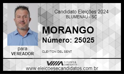 Candidato MORANGO 2024 - BLUMENAU - Eleições