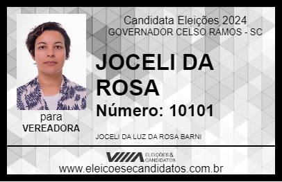 Candidato JOCELI DA ROSA 2024 - GOVERNADOR CELSO RAMOS - Eleições