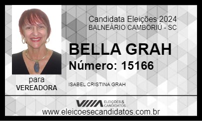 Candidato BELLA GRAH 2024 - BALNEÁRIO CAMBORIÚ - Eleições