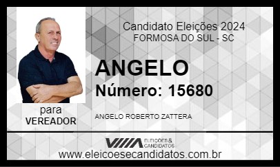 Candidato ANGELO 2024 - FORMOSA DO SUL - Eleições