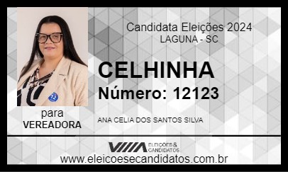 Candidato CELHINHA 2024 - LAGUNA - Eleições