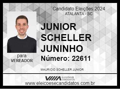 Candidato JUNIOR SCHELLER JUNINHO 2024 - ATALANTA - Eleições