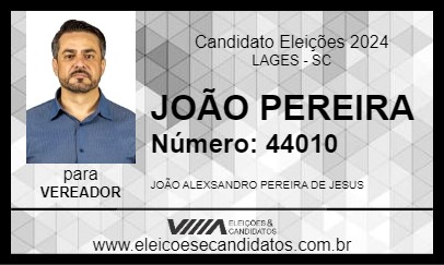 Candidato JOÃO PEREIRA 2024 - LAGES - Eleições