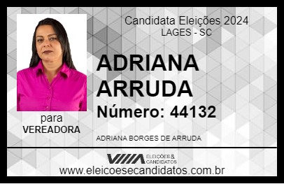 Candidato ADRIANA ARRUDA 2024 - LAGES - Eleições