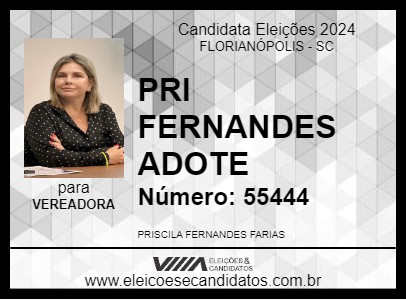 Candidato PRI FERNANDES ADOTE 2024 - FLORIANÓPOLIS - Eleições