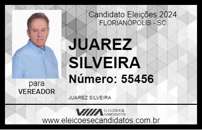 Candidato JUAREZ SILVEIRA 2024 - FLORIANÓPOLIS - Eleições