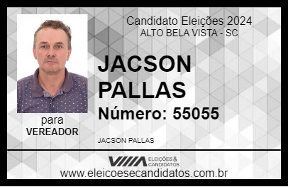 Candidato JACSON 2024 - ALTO BELA VISTA - Eleições