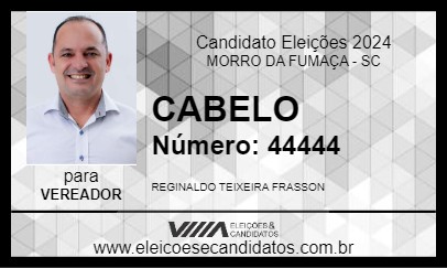 Candidato CABELO 2024 - MORRO DA FUMAÇA - Eleições