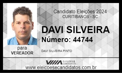 Candidato DAVI SILVEIRA 2024 - CURITIBANOS - Eleições