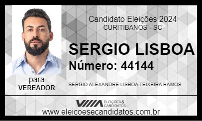 Candidato SERGIO LISBOA 2024 - CURITIBANOS - Eleições