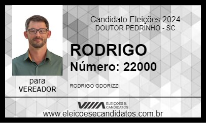 Candidato RODRIGO 2024 - DOUTOR PEDRINHO - Eleições