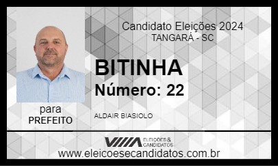 Candidato BITINHA 2024 - TANGARÁ - Eleições