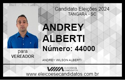 Candidato ANDREY ALBERTI 2024 - TANGARÁ - Eleições