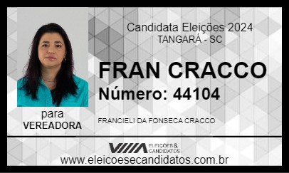 Candidato FRAN CRACCO 2024 - TANGARÁ - Eleições