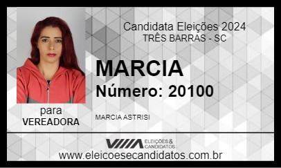 Candidato MARCIA 2024 - TRÊS BARRAS - Eleições