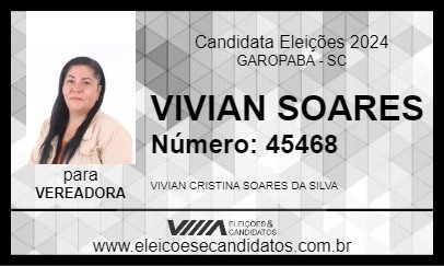 Candidato VIVIAN SOARES 2024 - GAROPABA - Eleições