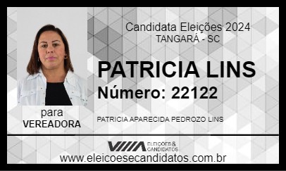 Candidato PATRICIA LINS 2024 - TANGARÁ - Eleições