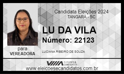 Candidato LU DA VILA 2024 - TANGARÁ - Eleições