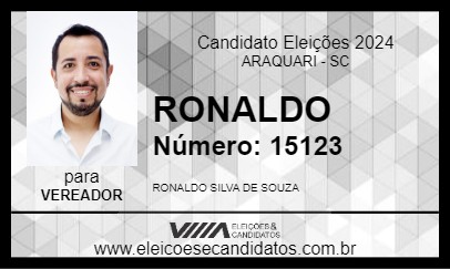 Candidato RONALDO 2024 - ARAQUARI - Eleições