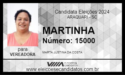 Candidato MARTINHA 2024 - ARAQUARI - Eleições