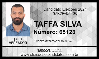 Candidato TAFFA SILVA 2024 - GAROPABA - Eleições