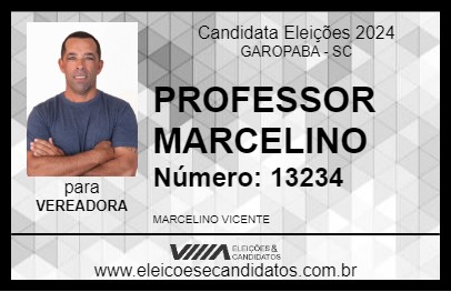 Candidato PROFESSOR MARCELINO 2024 - GAROPABA - Eleições